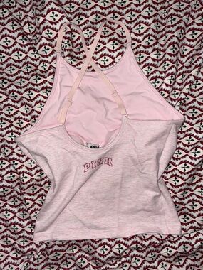 PINK Never Worn Light Pink Racerback Tank